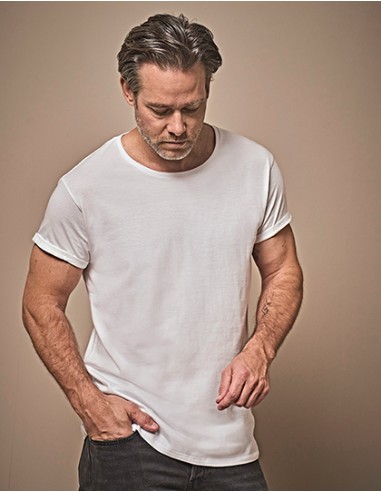 T-5062-Mens Roll-Up Tee